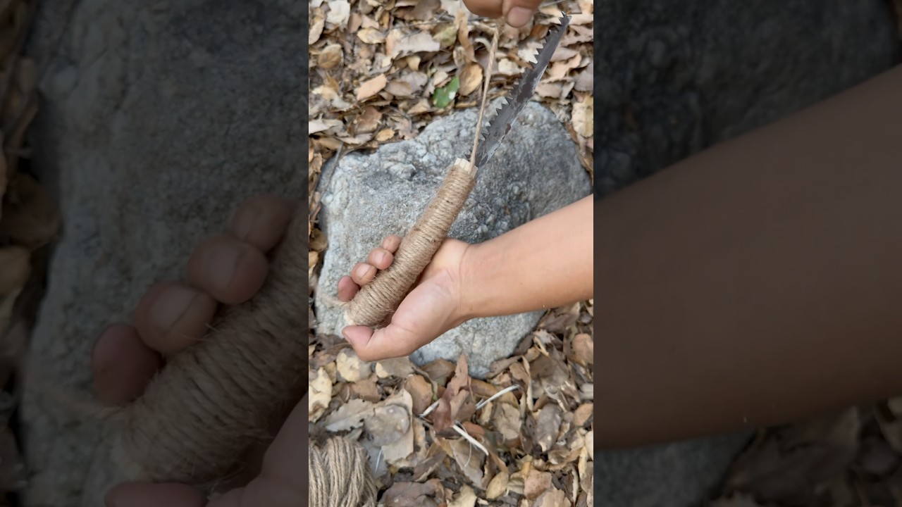 Сделайте прочную ручку для пилы 