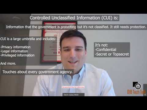 Download Cybersnacks - What is Controlled Unclassified Information? (CUI)