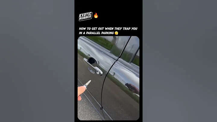 How to get out of a tight parking spot