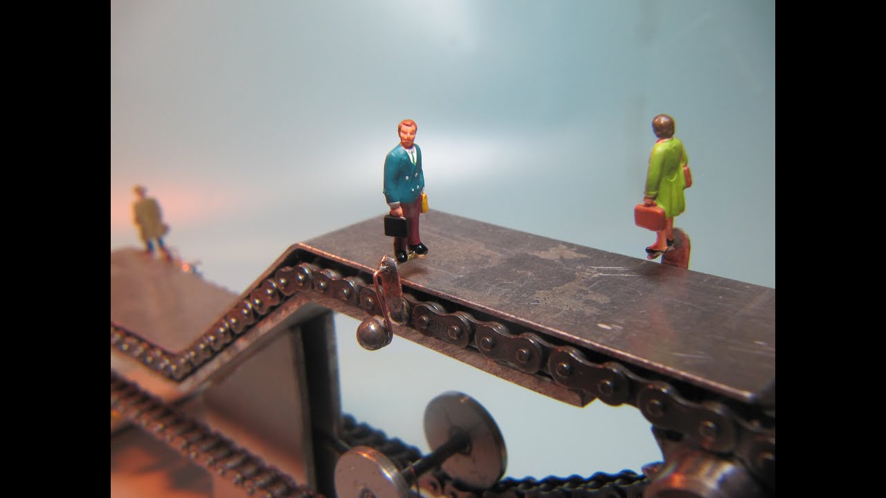 Bau einer Rolltreppe Maßstab 1:87 (H0)