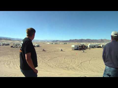 Dumont Dunes Chad and CJ Jump Finger at Camp.mp4