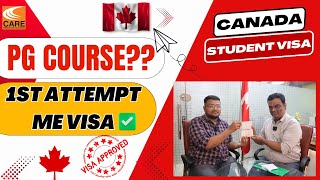 PG Course ke liye mila Excited Student ko  Successful Canada Study Visa🍁🍁| Canada Visa Update 2023