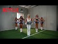 Country Star Tanner Adell Practices with Dallas Cowboys Cheerleaders | Netflix
