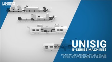 UNISIG B-Series BTA Drilling machine family; less than 800 mm swing