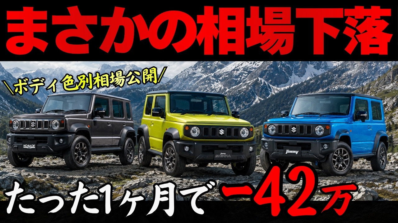 Market Crash?!] Jimny, Sierra, & Nomad July 2026 Buyback Prices