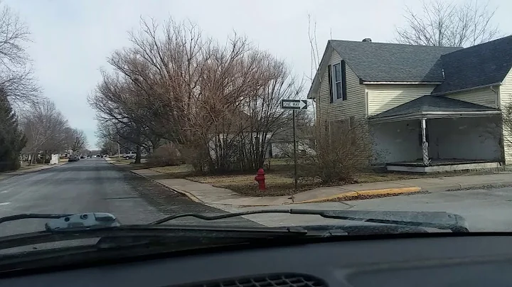 Driving through Tipton Indiana