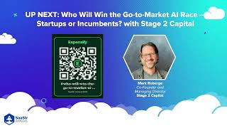 “Who Will Win the Go-to-Market AI Race — Startups or Incumbents?” with Stage 2 Capital Mark Roberge