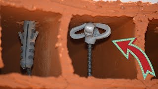 Wall Plug for hollow brick  Rawl Plugs for hollow bricks. The Best explanation !