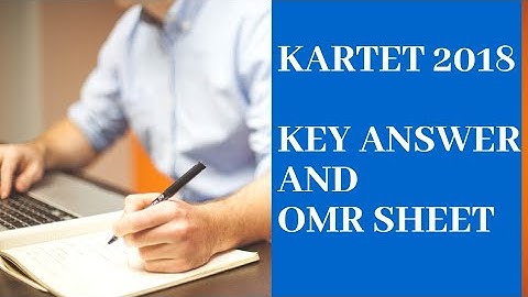 KARTET Key answer and OMR Download