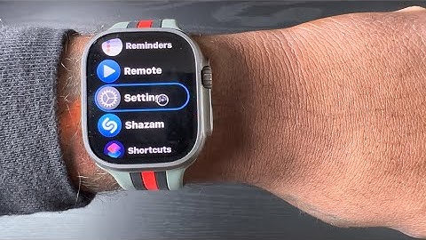 Apple Watch Ultra | Dwell Control | One Handed Mode