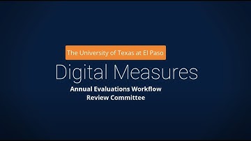 Annual Evaluation Workflow for Committee Members