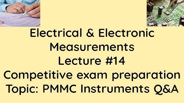 PMMC Instruments Numerical Problems with MCQ Step by step  GATE EXAM PREPARATION KERALA PSC EXAM SE