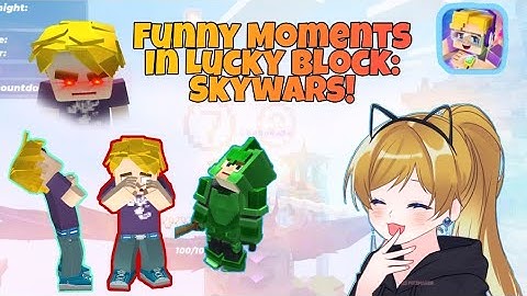 When your luck Is at Infinity Level😂 || Lucky Block: Skywars || Blockman Go