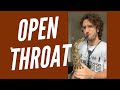 Open Throat Saxophone Sound