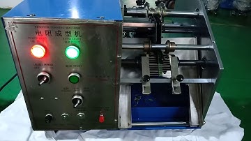 Automatic taped resistor lead cutting bending kinking machine