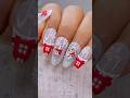 ⛄️Cute Glassy Snowman ❄️💅🏽 #natdenail #naildesign #shorts