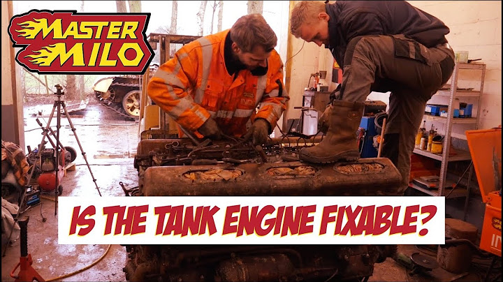 Tank engine teardown