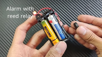 Diy door alarm sensor/Diy door alarm using reed switch