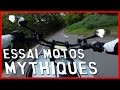 Essai motos mythiques : Ducati Diavel, Yamaha 500 RDLC, Honda CB750... (English Subtitles)