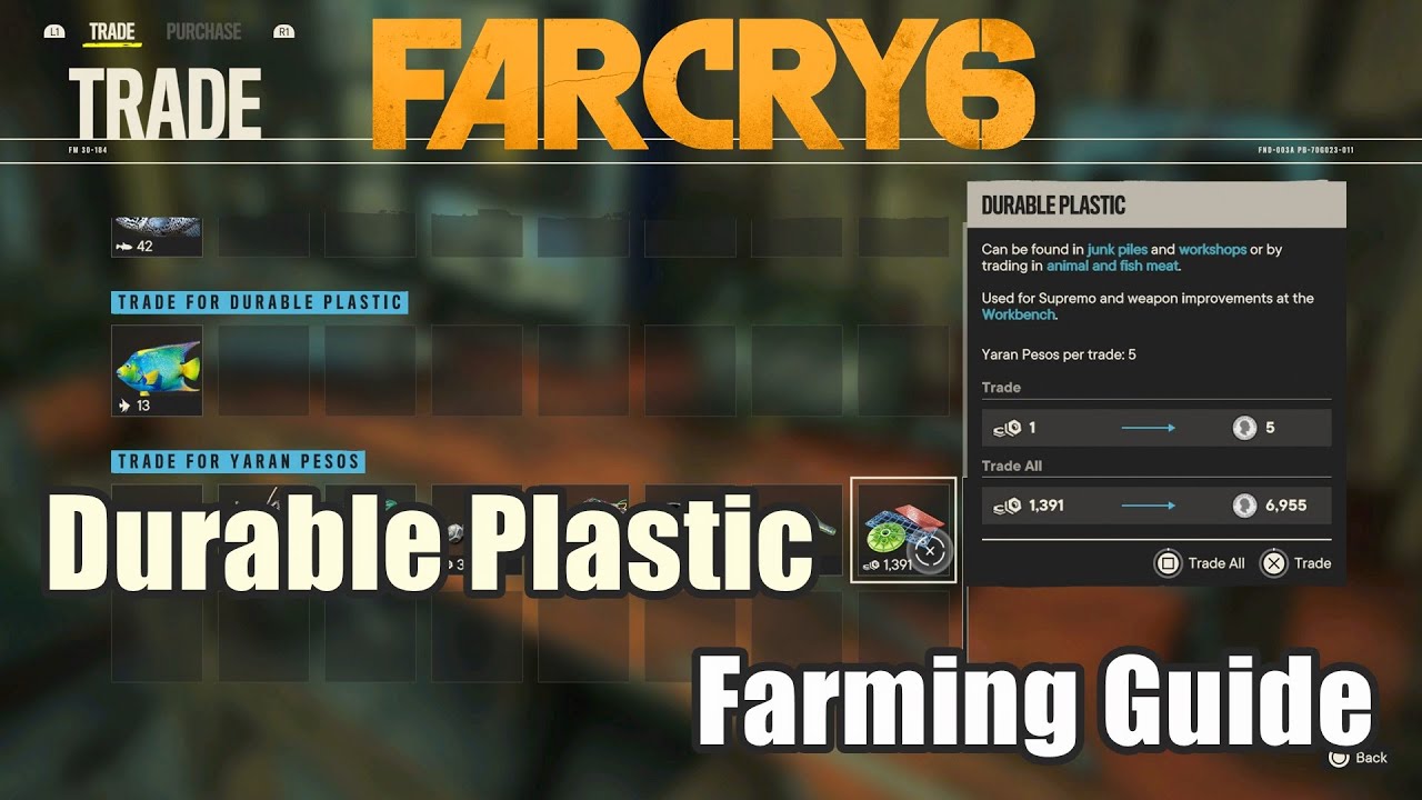 Far Cry 6  Durable Plastic Material Farming Guide