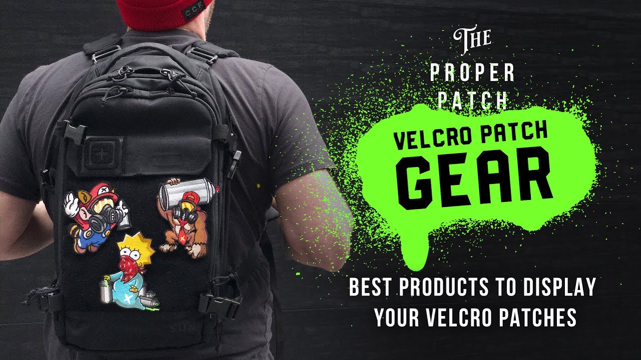 How to Put a Velcro Patch on a Backpack