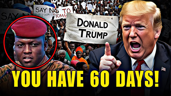 Trump STUNS Ibrahim Traoré with a 60-Day ULTIMATUM! You WON’T Believe What’s Coming!