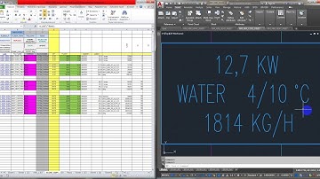 CAD EX связь данных Excel и AutoCAD реальный проект