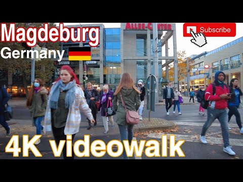 Magdeburg | Evening Walking Tour | Magdeburg Schöne Stadt | City Walk 4K