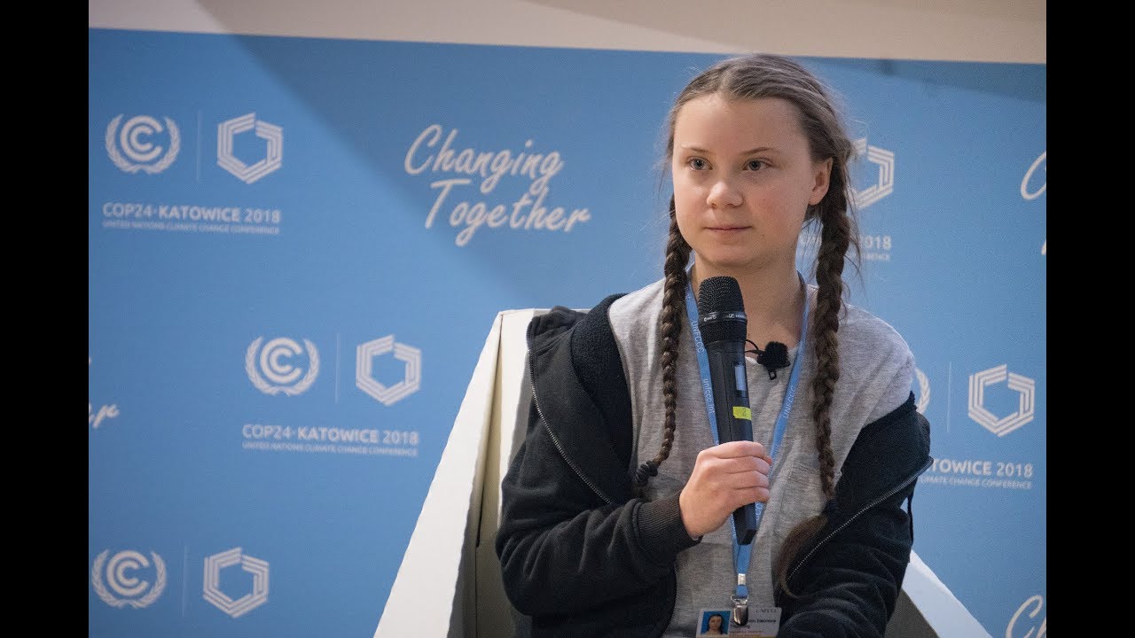 Greta Thunberg at COP24: "You are never too small to make 