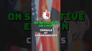 Ambassadeurs et consuls, quelles différences ?