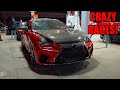 SLEEPER Supercharged Lexus Takes On HELLCATS and MORE! (750HP Supercharged RCF) + Running From Cops!