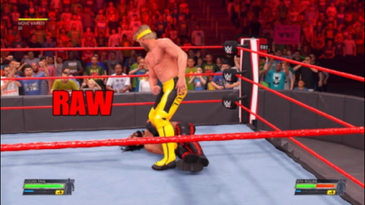 WWE 2K22 RAW LOGAN PAUL SUCKER PUNCHES SETH FREAKIN ROLLINS