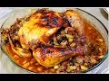 como preparar   Pollo  relleno al horno. PARA AÑO NUEVO  receta muy facil rapida y rica