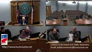 Commissioners Court Regular Session 03/12/2025