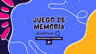 Juego de memoria auditiva