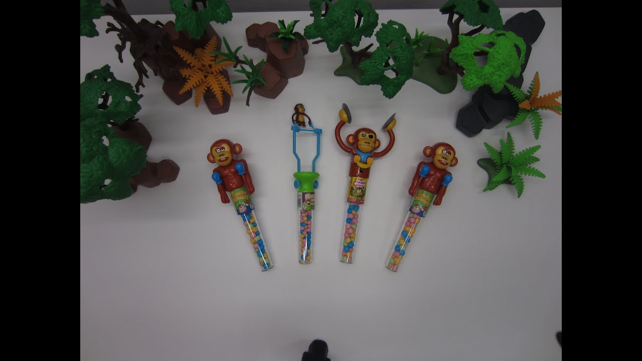Crazy Monkeys Candy Toys YouTube