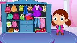Дрехи за деца | Образователни клипчета за деца | Рокля, дънки, обувки, шапка, чанта