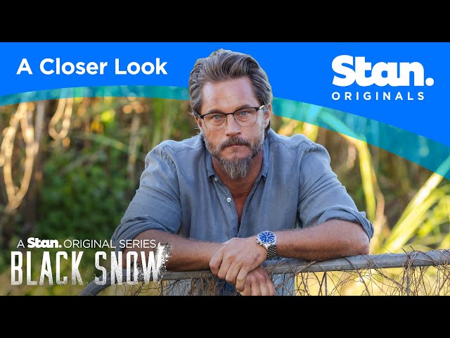 A Closer Look with Travis Fimmel | Black Snow | A Stan Original Series. class=