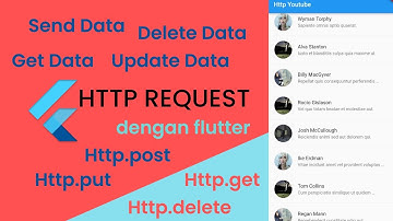Flutter Http Request Fetch Get Send Create Post Update Put Delete Data Connect To Rest Api Internet