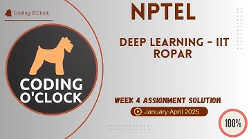 NPTEL Deep Learning - IIT Ropar Week 4 Assignment Solution January - April 2025 IIT Ropar