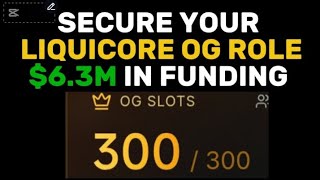 Start LIQUICORE Testnet + How to get the OG Role (A STEP BY STEP GUIDE)