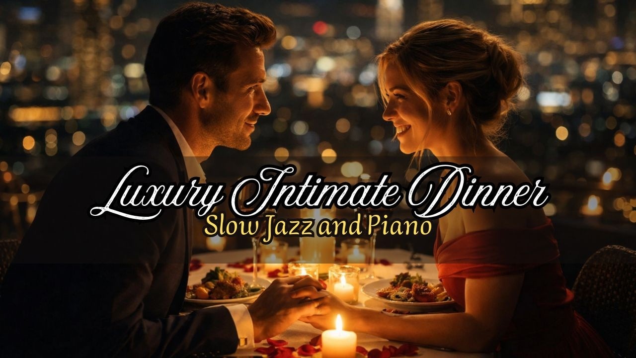 Romantic Candlelight Dinner Jazz 🎹 Smooth Piano Music for Date Night & Relaxing Evening