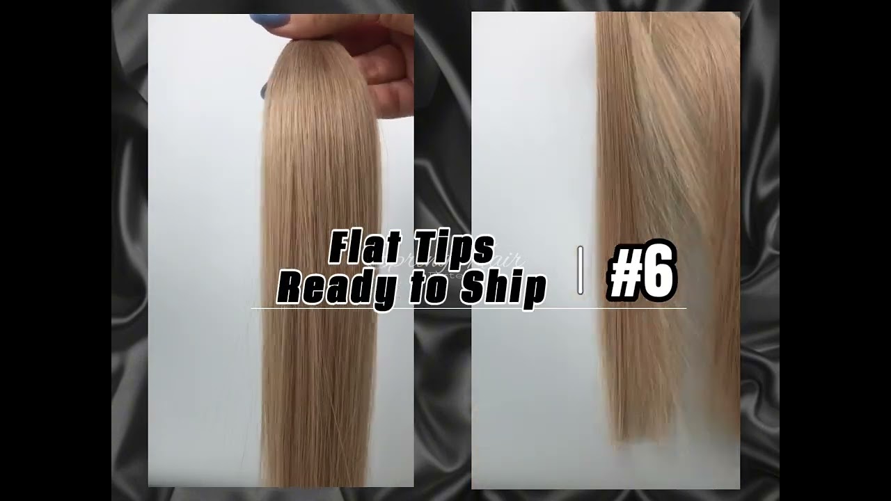 Light Brown Keratin Flat Tips Bonded Hair Extensions Top Quality Cuticle Intact Remy Human Hair RTS