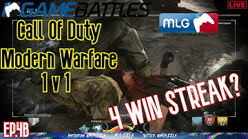 [EP.4B] 4 WIN STREAK? | Gamebattles 1v1 SnD Tips & Tricks (COD:MW)