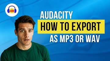 Bestanden opslaan en exporteren in Audacity - Exporteren als MP3 of WAV (stap-voor-stap handleiding)