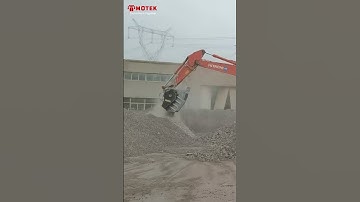 Key Benefits of MOTEK Crusher Bucket #excavatorattachments #MOTEK #crusherbucket #construction