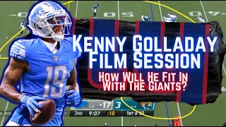 How Does Kenny Golladay Fit in With the New York Giants: Kenny Golladay Film Session and Analysis