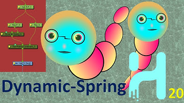 Use of Dynamic Spring node | Dynamic Spring use to follow through animation in Harmony | kmifotv