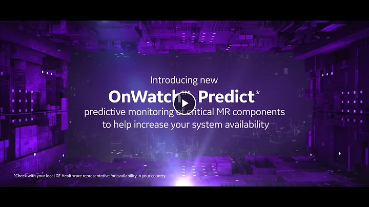OnWatch Predict for MR | GE HealthCare