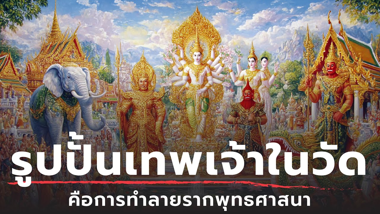 รูปปั้นเทพเจ้าในวัด คือการทำลายรากพุทธศาสนา | ธรรมะหักมุม | ธรรมะเดลี่